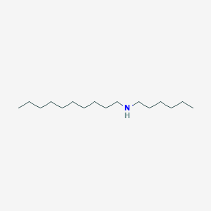 molecular formula C16H35N B12696677 n-Hexyldecylamine CAS No. 20246-72-4