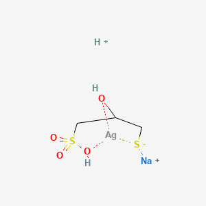 molecular formula C3H8AgNaO4S2+ B12696797 Einecs 304-066-4 CAS No. 94233-34-8