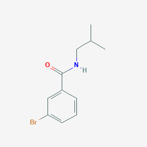 molecular formula C11H14BrNO B1269690 3-Bromo-N-isobutylbenzamide CAS No. 333345-92-9