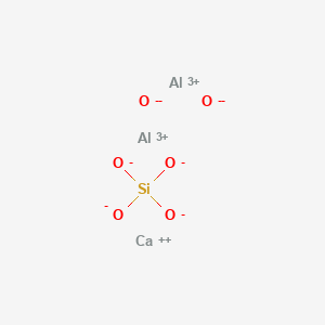 molecular formula Al2CaO6Si B12696901 Aluminum calcium oxide silicate (Al2CaO2(SiO4)) CAS No. 12252-33-4