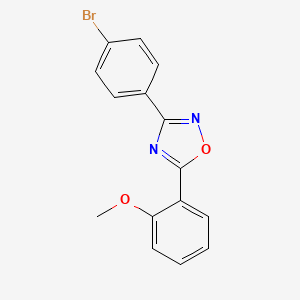 3-(4-Bromophenyl)-5-(2-methoxyphenyl)-1,2,4-oxadiazole
