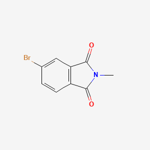 molecular formula C9H6BrNO2 B1269696 4-溴-N-甲基邻苯二甲酰亚胺 CAS No. 90224-73-0