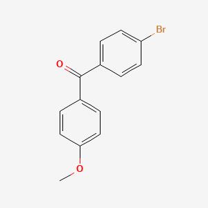 molecular formula C14H11BrO2 B1269710 4-Bromo-4'-methoxybenzophenone CAS No. 54118-75-1