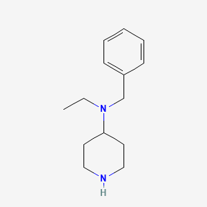 molecular formula C14H22N2 B1269714 n-Benzyl-n-ethylpiperidin-4-amine CAS No. 76167-64-1
