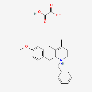 molecular formula C24H29NO5 B12697245 Einecs 302-269-2 CAS No. 61273-95-8
