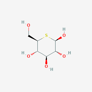molecular formula C6H12O5S B12697447 5-Thio-beta-D-glucopyranose CAS No. 37850-98-9