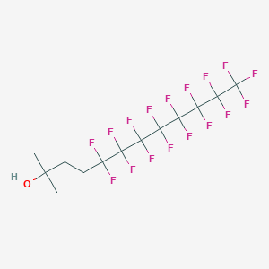 molecular formula C13H11F17O B126975 4-(Perfluorooctyl)-2-methyl-2-butanol CAS No. 141183-94-0