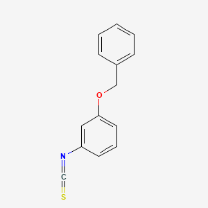 molecular formula C14H11NOS B1269751 3-苄氧基苯基异硫氰酸酯 CAS No. 206559-36-6