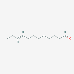 molecular formula C12H22O B12697537 (E)-9-Dodecenal CAS No. 155235-07-7