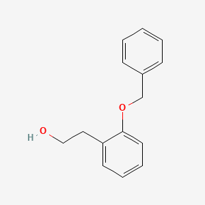 molecular formula C15H16O2 B1269759 2-(2-(Benzyloxy)phenyl)ethanol CAS No. 56052-43-8