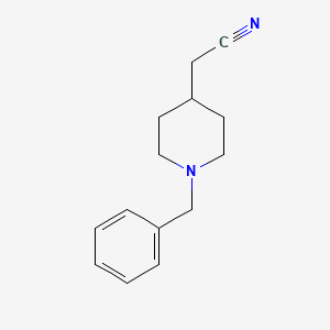 molecular formula C14H18N2 B1269764 2-(1-Benzylpiperidin-4-yl)acetonitrile CAS No. 78056-67-4