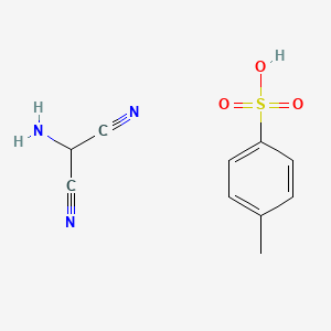 molecular formula C10H11N3O3S B1269769 2-Aminomalononitrile 4-methylbenzenesulfonate CAS No. 5098-14-6