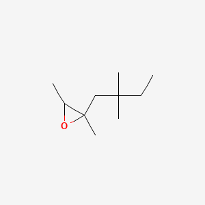 molecular formula C10H20O B12697752 2-(2,2-Dimethylbutyl)-2,3-dimethyloxirane CAS No. 81786-71-2