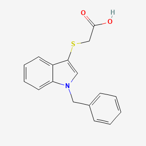 Acetic acid, 2-[[1-(phenylmethyl)-1h-indol-3-yl]thio]-