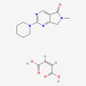 molecular formula C16H20N4O5 B12697825 Aso5IK56NV CAS No. 149607-79-4