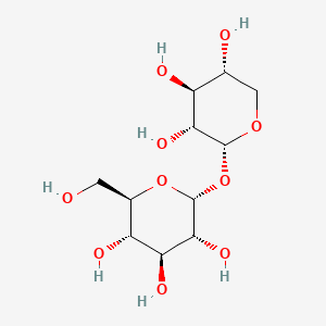 molecular formula C11H20O10 B12697844 alpha-Glucopyranosyl alpha-xylopyranoside CAS No. 34627-06-0
