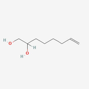 molecular formula C8H16O2 B1269785 7-Octene-1,2-diol CAS No. 85866-02-0