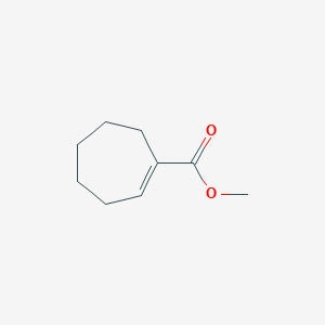 molecular formula C9H14O2 B1269786 methyl cyclohept-1-ene-1-carboxylate CAS No. 56745-53-0