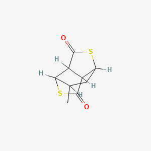 molecular formula C9H10O2S2 B12697909 5-Methyl bis-thiololactone CAS No. 129679-45-4