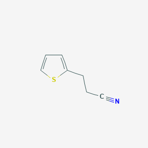 molecular formula C7H7NS B1269795 2-Thiophenepropanenitrile CAS No. 5722-13-4