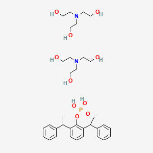 molecular formula C34H53N2O10P B12697953 Einecs 309-089-3 CAS No. 99948-81-9