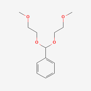 molecular formula C13H20O4 B12697973 2,5,7,10-Tetraoxaundecane, 6-phenyl- CAS No. 71412-83-4