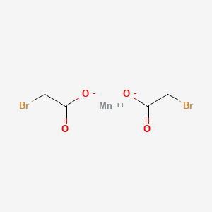 molecular formula C4H4Br2MnO4 B12697976 2-bromoacetate;manganese(2+) CAS No. 71215-58-2
