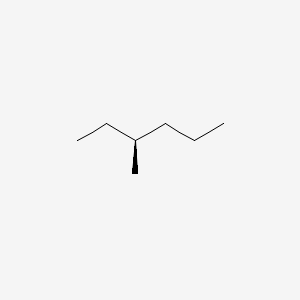 molecular formula C7H16 B12697995 Hexane, 3-methyl-, (3S)- CAS No. 6131-24-4