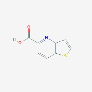 molecular formula C8H5NO2S B126980 Thieno[3,2-b]pyridine-5-carboxylic acid CAS No. 56473-92-8