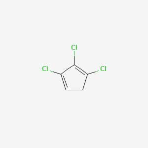 molecular formula C5H3Cl3 B12698009 Trichlorocyclopentadiene CAS No. 958812-22-1