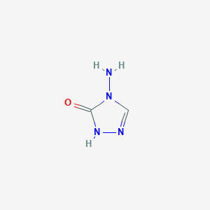molecular formula C2H4N4O B1269802 4-amino-4,5-dihydro-1H-1,2,4-triazol-5-one CAS No. 1003-23-2