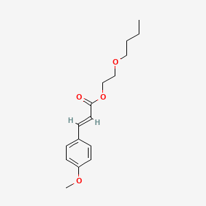 molecular formula C16H22O4 B12698021 2-Butoxyethyl p-methoxycinnamate CAS No. 72845-39-7