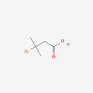 molecular formula C5H9BrO2 B1269803 beta-Bromoisovaleric acid CAS No. 5798-88-9