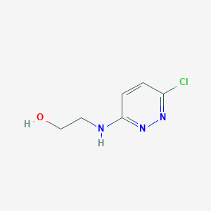 molecular formula C6H8ClN3O B1269808 2-[(6-Chloropyridazin-3-yl)amino]ethanol CAS No. 51947-89-8