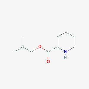 molecular formula C10H19NO2 B12698154 2-Methylpropyl 2-piperidinecarboxylate CAS No. 1247097-05-7