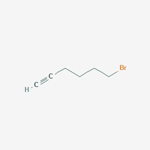 molecular formula C6H9B B1269820 6-Bromohex-1-yne CAS No. 66977-99-9