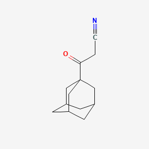molecular formula C13H17NO B1269825 3-(1-Adamantyl)-3-oxopropanenitrile CAS No. 23938-42-3