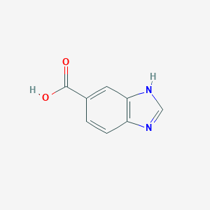 molecular formula C8H6N2O2 B126983 1H-Benzimidazole-5-carboxylic acid CAS No. 15788-16-6