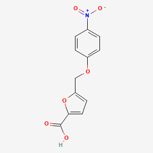 5-[(4-Nitrophenoxy)methyl]-2-furoic acid