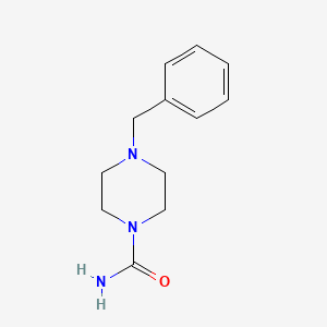 molecular formula C12H17N3O B1269845 4-Benzylpiperazine-1-carboxamide CAS No. 89026-61-9