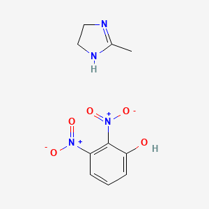 molecular formula C10H12N4O5 B12698478 Einecs 275-847-4 CAS No. 71686-05-0