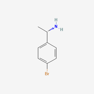 molecular formula C8H10BrN B1269849 (S)-(-)-1-(4-Bromophenyl)ethylamine CAS No. 27298-97-1