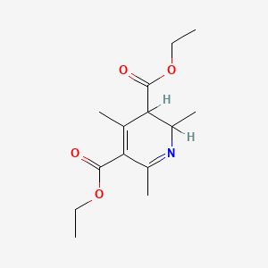 molecular formula C14H21NO4 B12698647 3,5-Dicarbethoxydihydrocollidine CAS No. 51772-37-3