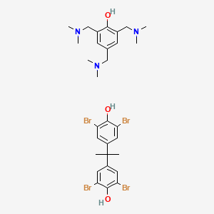 molecular formula C30H39Br4N3O3 B12698697 Einecs 299-333-4 CAS No. 93858-98-1