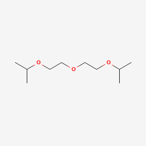 molecular formula C10H22O3 B12698708 2,2'-(Oxybis(ethane-2,1-diyloxy))bispropane CAS No. 81349-58-8