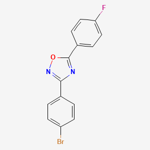 3-(4-Bromophenyl)-5-(4-fluorophenyl)-1,2,4-oxadiazole