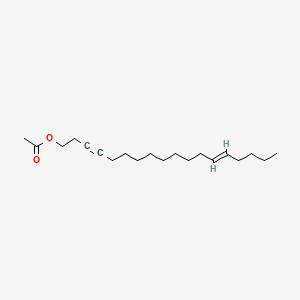 molecular formula C20H34O2 B12698798 Z-13-Octadecen-3-yn-1-ol acetate CAS No. 71832-74-1