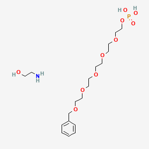 molecular formula C19H36NO10P B12698807 Einecs 309-001-3 CAS No. 99670-28-7