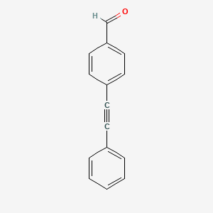 molecular formula C15H10O B1269893 4-(Phenylethynyl)benzaldehyde CAS No. 57341-98-7