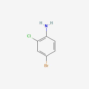 molecular formula C6H5BrClN B1269894 4-Bromo-2-chloroaniline CAS No. 38762-41-3